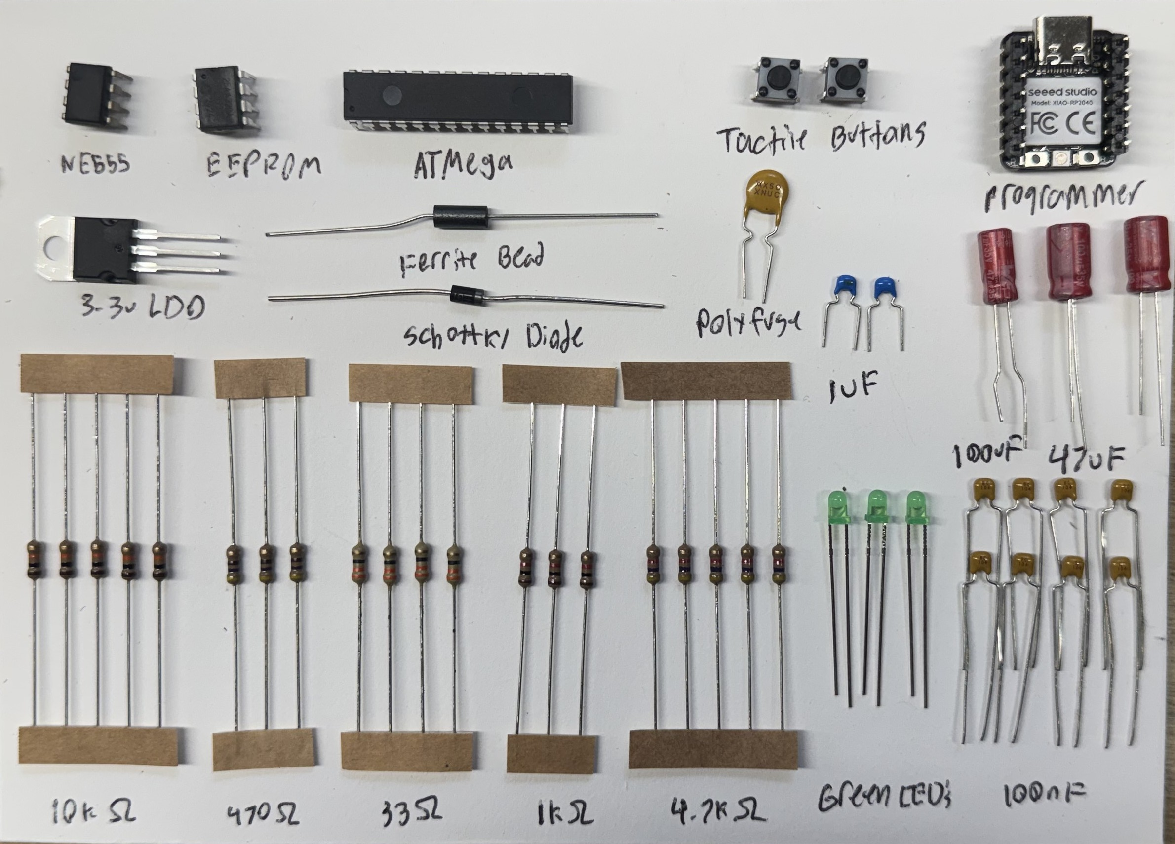 ATMEGA328P breadboard kit