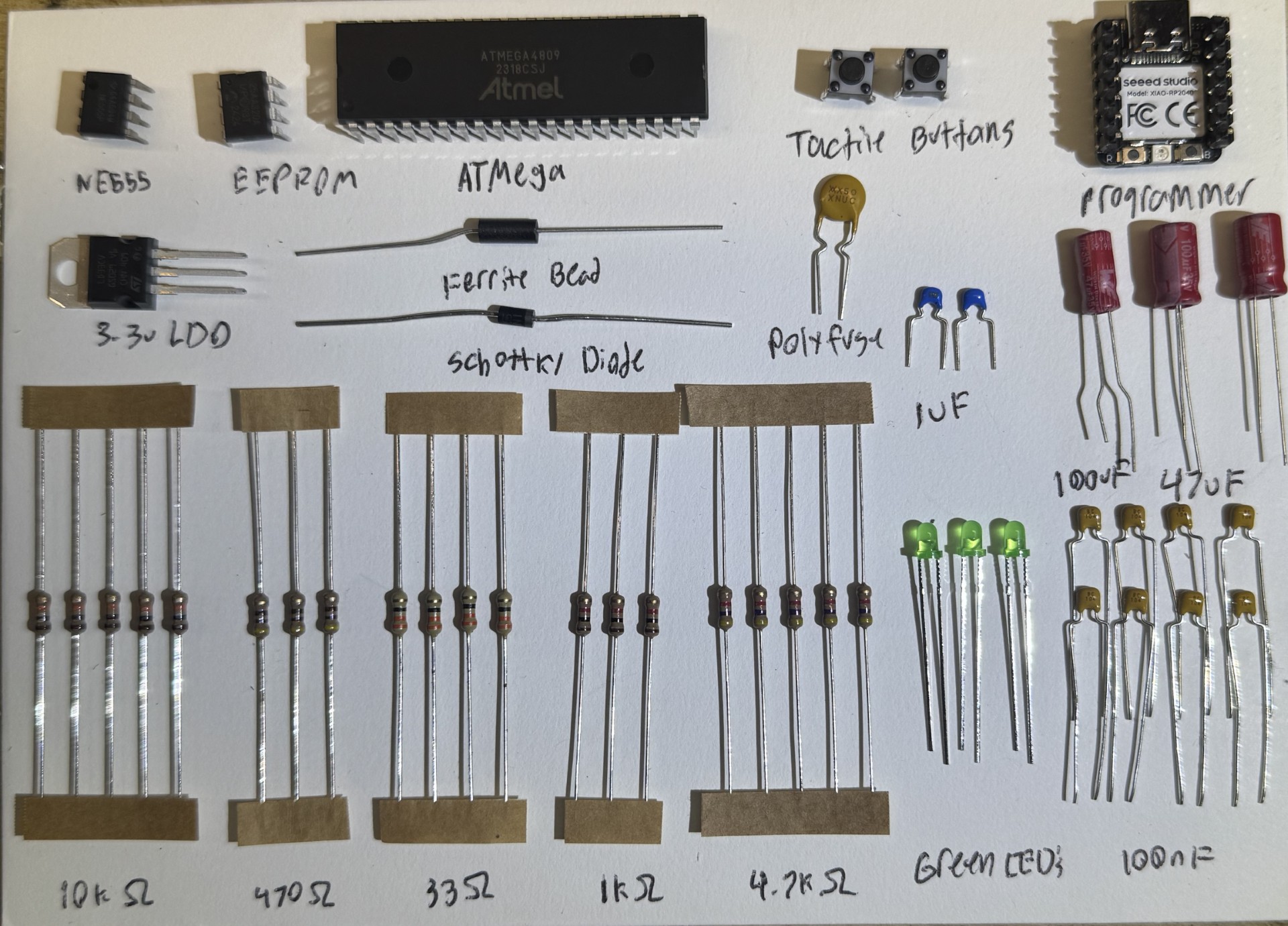 ATMEGA4809 breadboard kit